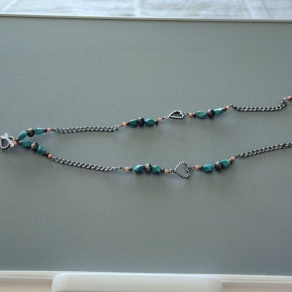Carolyn Pollack Turquoise/Coral Necklace - Picture 10 of 15